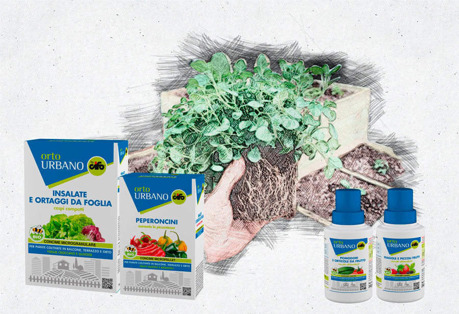 Orto urbano fertilizers